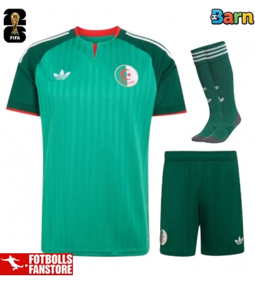 Algeriet Bortatröja Barn VM 2026 Kortärmad (+ Korta byxor)